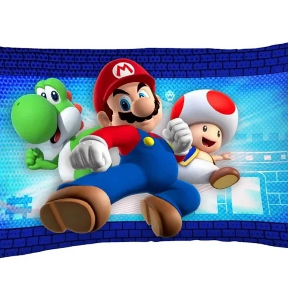 Nintendo Super Mario Full Size Sheet Set - Picture 4 of 13